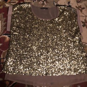 Pure sugar sequined top.